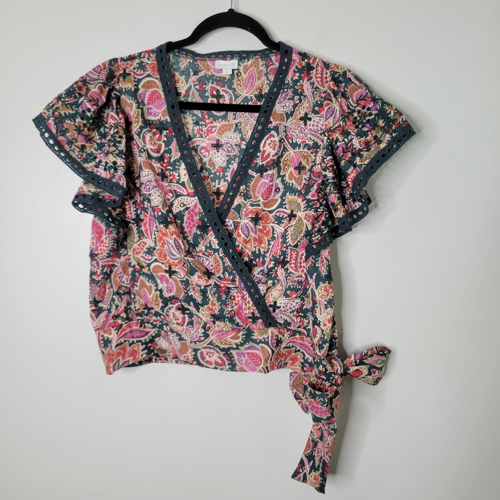 Jennifer & Grace Florak Lace & Eyelet Blouse